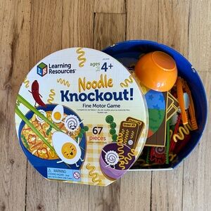 Learning Resources Noodle Knockout! Fine Motor Game - Multicolor